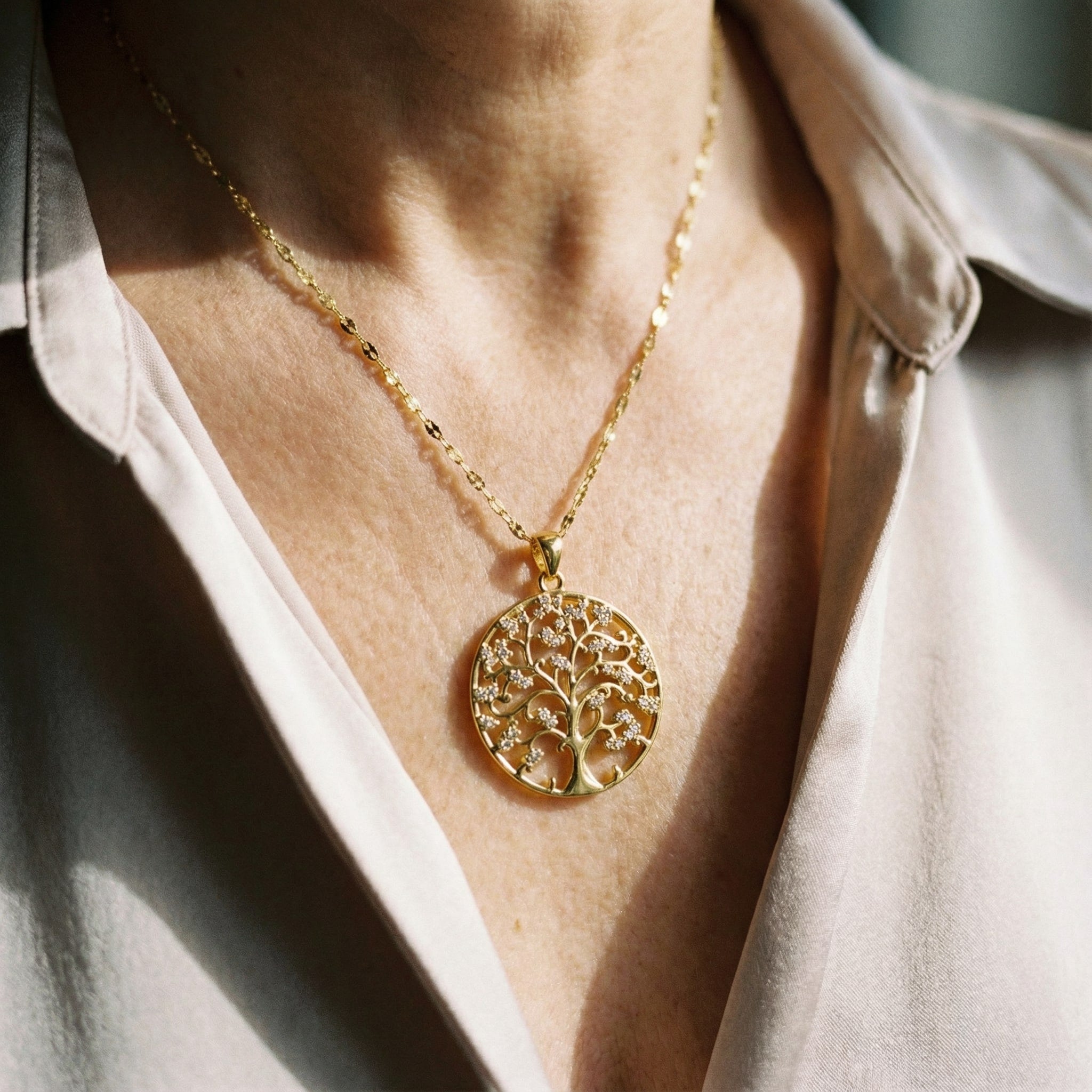 Náhrdelník Kořeny Života ve Zlatu
