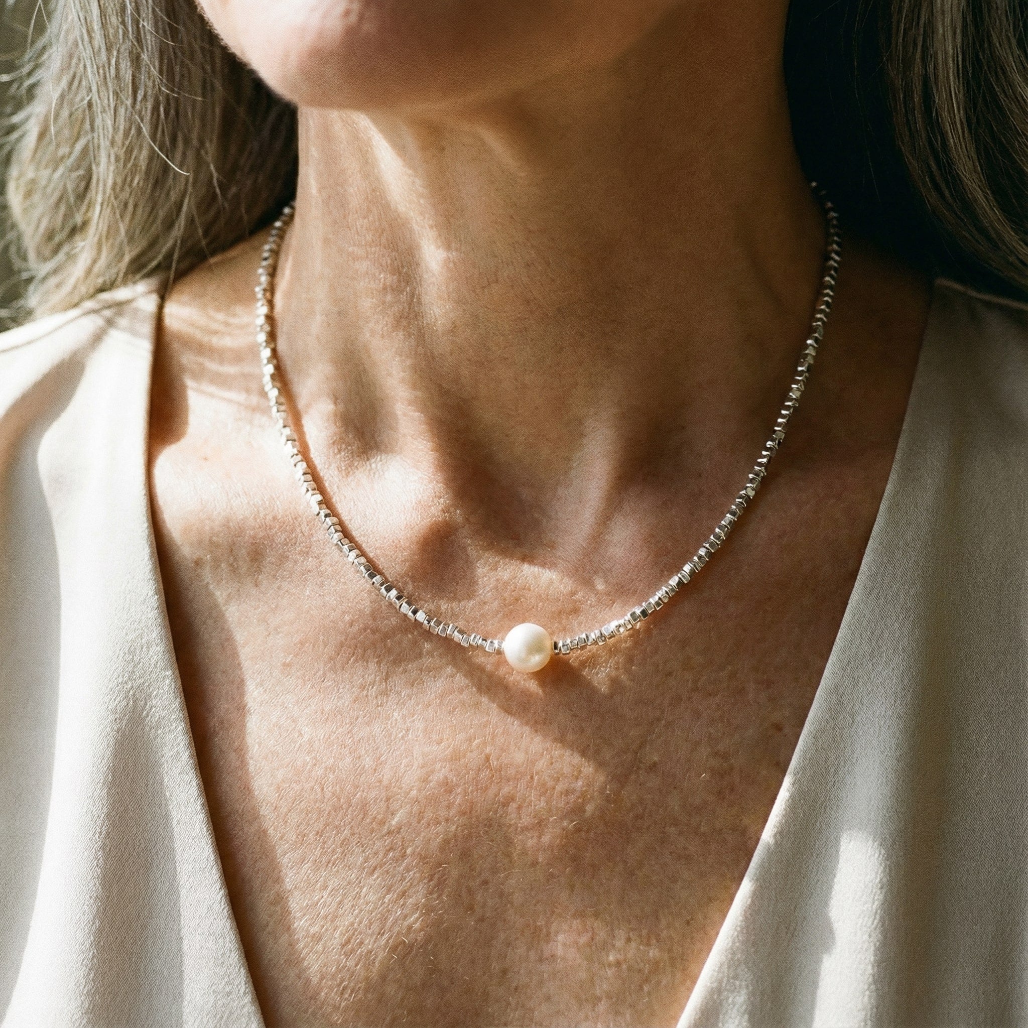 Vintage perlový náhrdelník