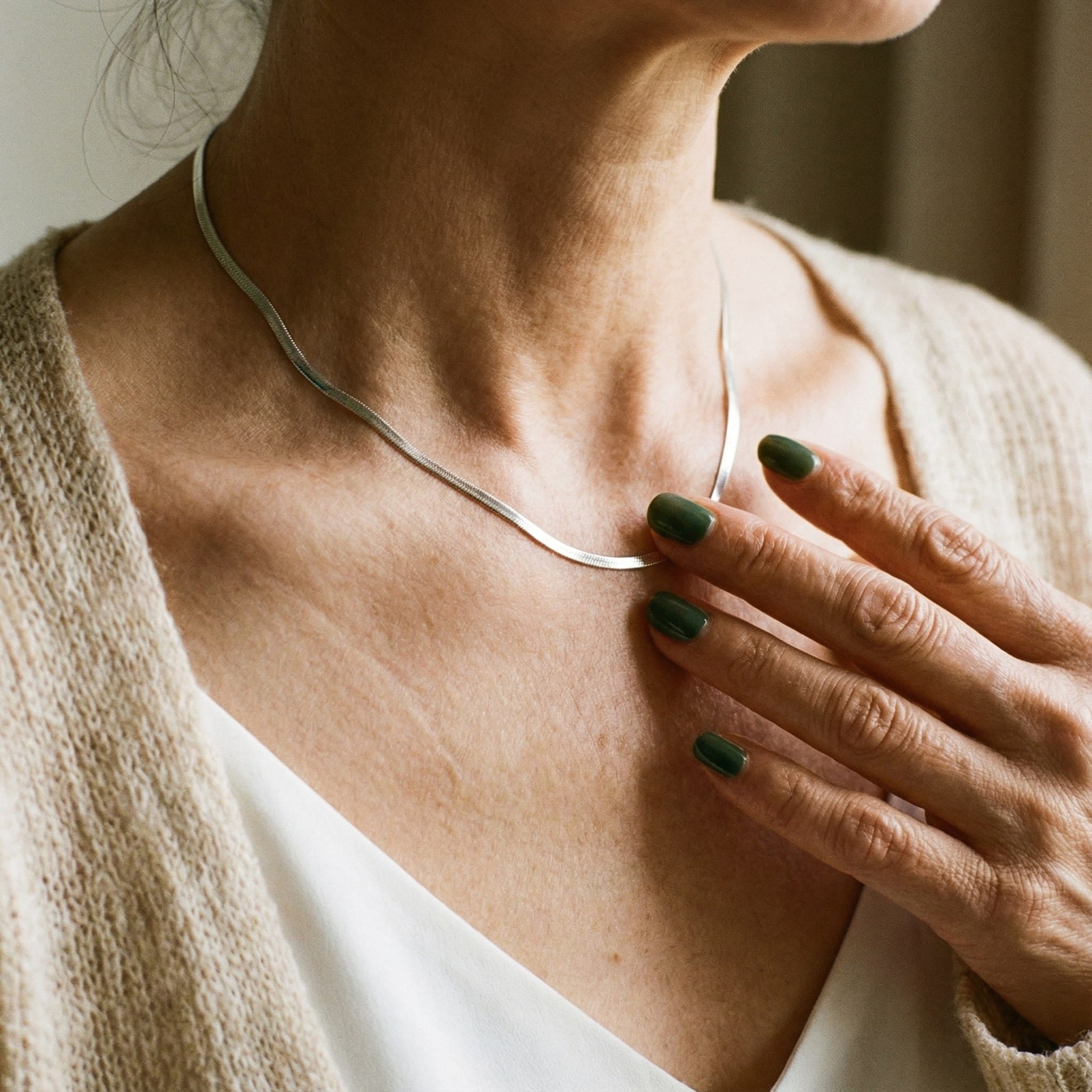 Stříbrný náhrdelník