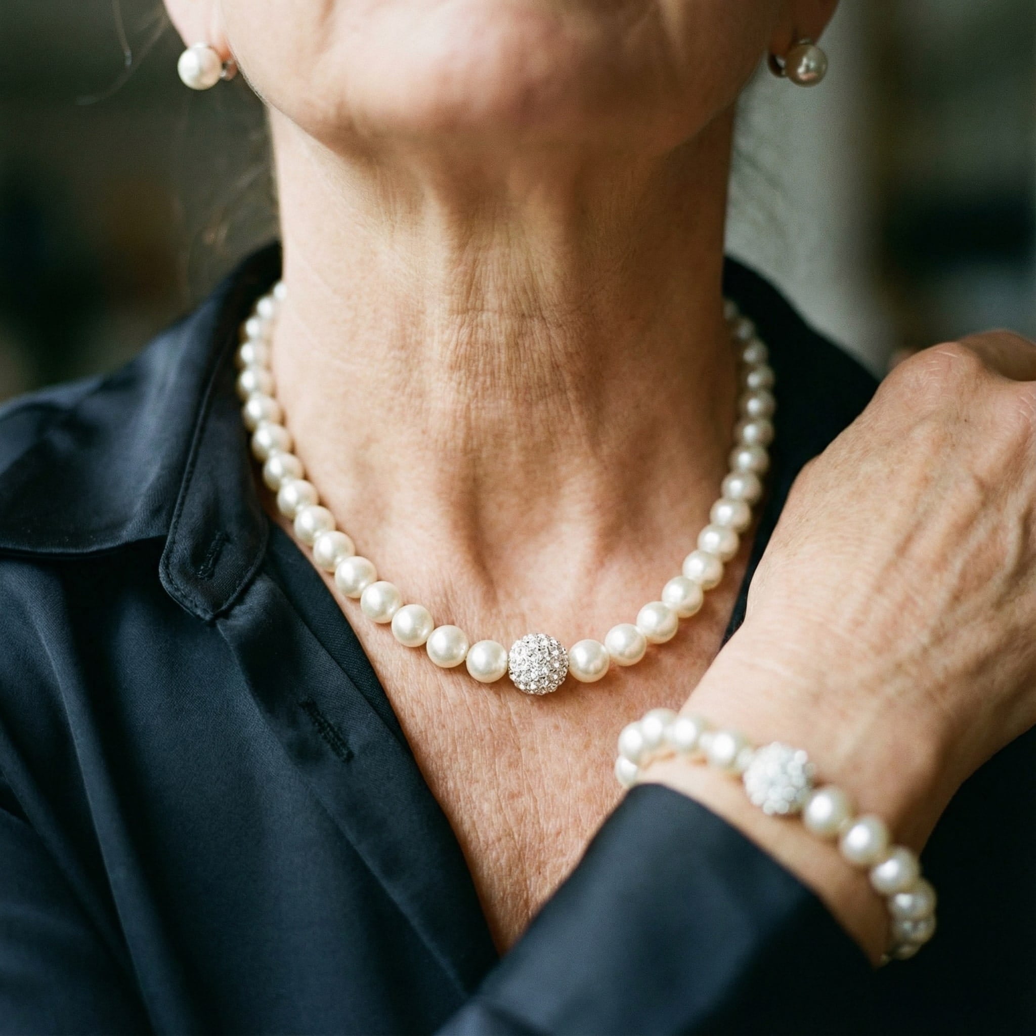 Elegantní Perlový Set