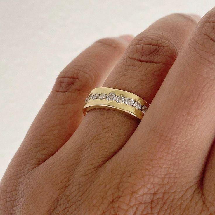 Vintage prsten ze zlata se zirkonem